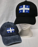 2 New Adult Baseball/Trucker Hats Quebec Flag