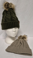 2 New sz O/S Adult Knit Toques/Hats