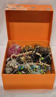 Great Box of Crafting Jewelry - Heavy 8.25" Long, 7.25" Wide & 3.5" Tall