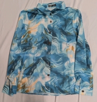 New: Size M Men's - Hawaiian Print Button Up Shirt