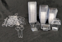 New: 30pcs Set of Dessert Cups - Approximately 200ml Each