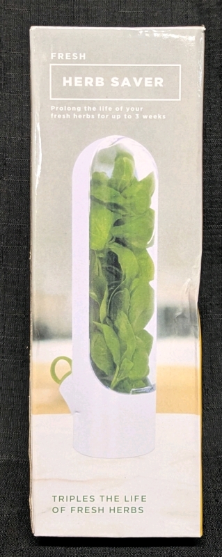 New: Fresh Herb Saver - Extends Life of Fresh Herbs and Some Vegetables