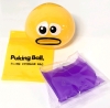 5 New PUKING BALL Toys with Packet of Slime and Slime Storage Bag Each! | Balls Approx 1.5" Tall ea - 2