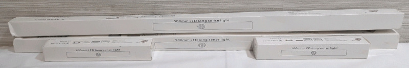 Lot of New LED Sensor Lights, Including 2 500mm Lights and 2 100mm Lights (Warm White)
