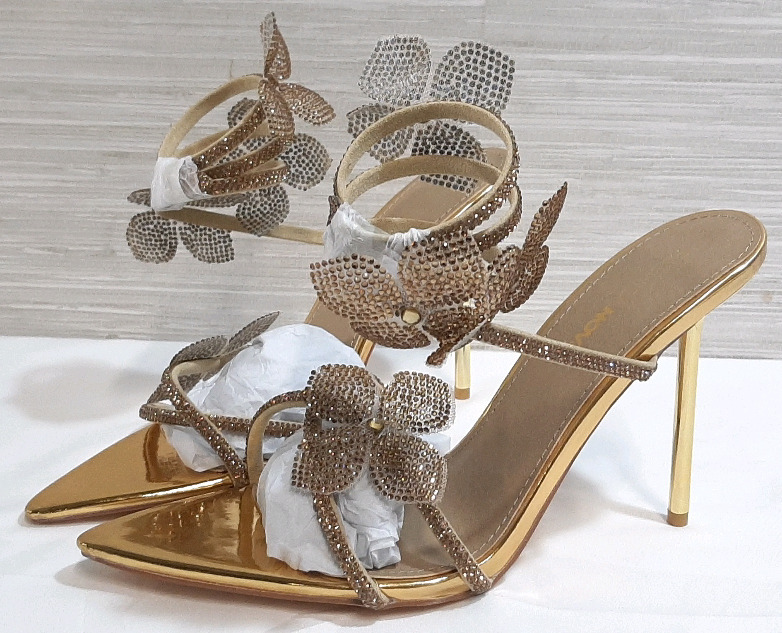 New Fashion Nova Women's Posey Wrap Up Heels Size 9