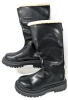 New Size 41 Women's Lined Rubber Boots with Zippers Back