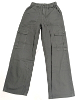 New Size XS Women's 100% Cotton Cargo Pants | Waist 11" - 15" Across