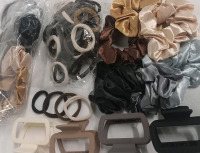 New | 30+ Hair Accessories Including Elastics, Scrunchies and Claw Clips