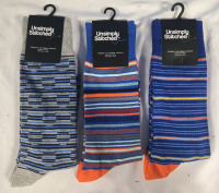 New | 3 Pairs Size:US 8-13 Unisex Unsimply Stitched Striped Socks