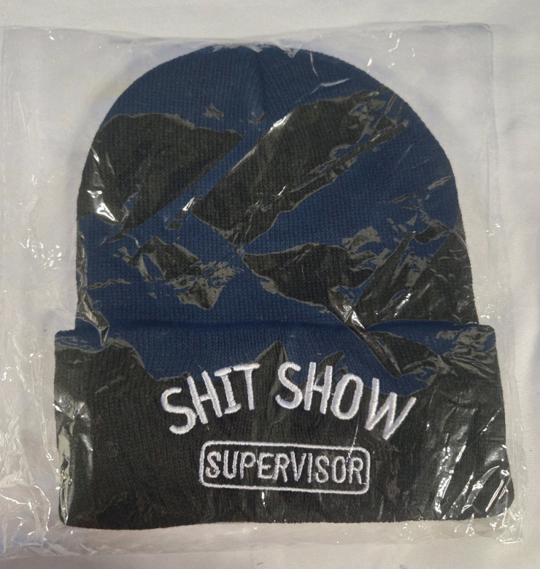 New | Black Knit Cap / Tuke