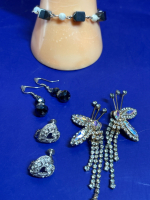 Lovely Vintage Earrings + Bracelet