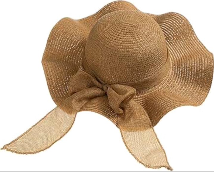 New | Womens Floppy Straw Sunscreen Hat / Outdoor Sun Hat