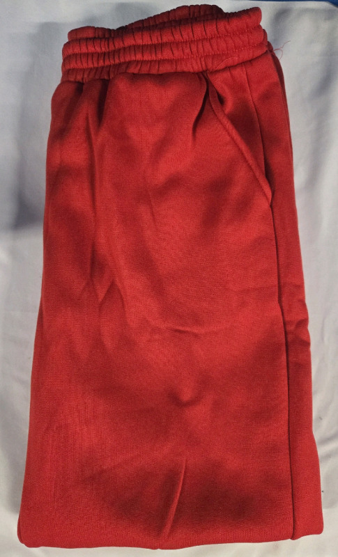 New | Large Womens Thick Red Sweatpants