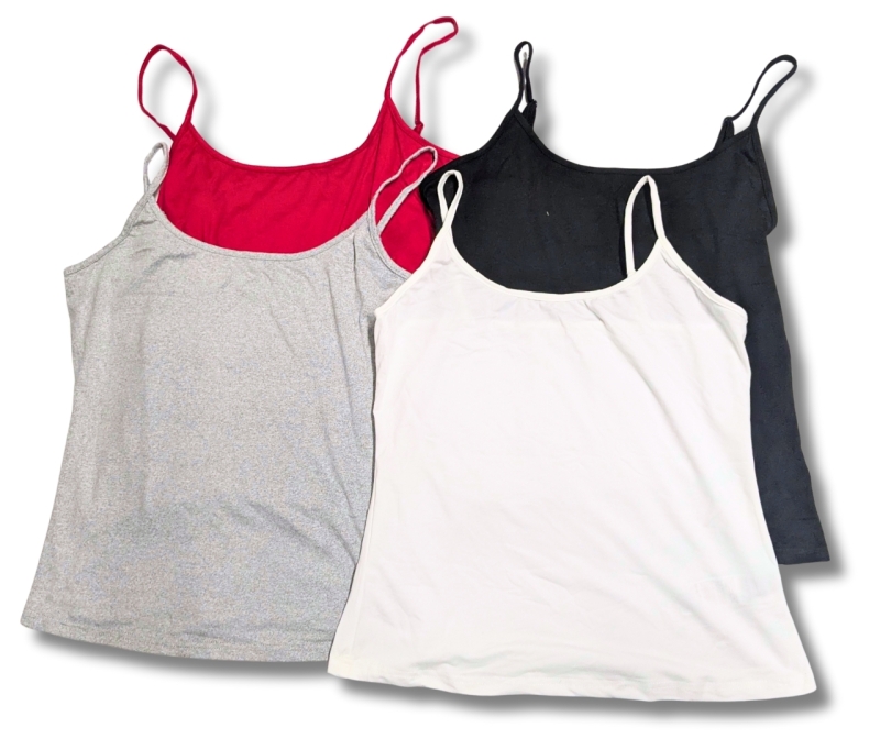 4 New Size XL Women's Spaghetti Strap Tank Tops