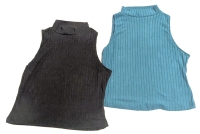 New Size 2XL Women's Soft & Fuzzy Ribbed Sleeveless Tank Tops