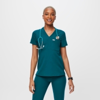 New Size XS Women's FIGS Catarina One-Pocket Scrub Top A16002 | Retails $58