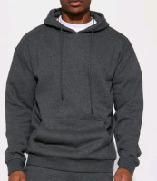 New - Sz. Large Men's NovaMen Tyson Hoodie , Charcoal