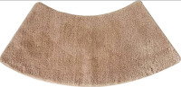 New | Rounded Shag Shower Mat For Walk In Shower