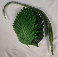 New | Artificial Palm Leaves W/Stem, * Some Assembly Required *