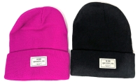 2 New O/S N&deg;86 Brooklyn 20 Knitted Tuque Hats