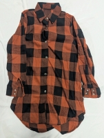 New: Size M Women's - Plaid Button Up Shirt