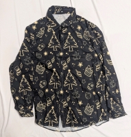 New: Size 2XL Men's - Christmas Button Up Shirt