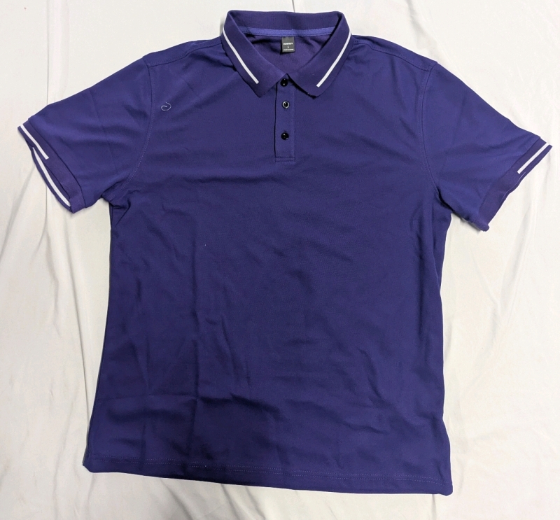 New: Size L Men's - Purple Polo Shirt