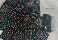 New | Over 30 Pcs Nail Gems & Stickers