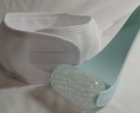 New | Woman's Self Care Lot w/ Back Roller and Towel Headband