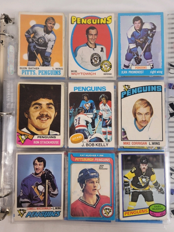 1970 - 2023 NHL Hockey Pittsburgh Penguins Trading Card Singles . 179 Trading Cards , No Doubles