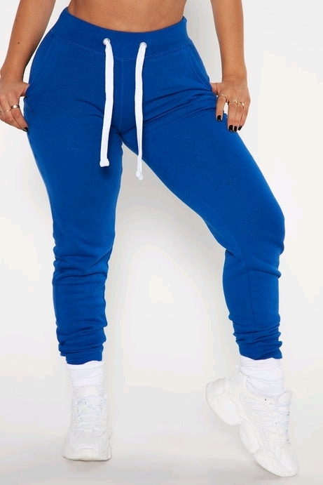 New - Sz. SX Women's FashionNova Relaxed Vibe Joggers , Blue