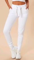 New - Sz. SX Women's FashionNova Relaxed Vibe Joggers , White