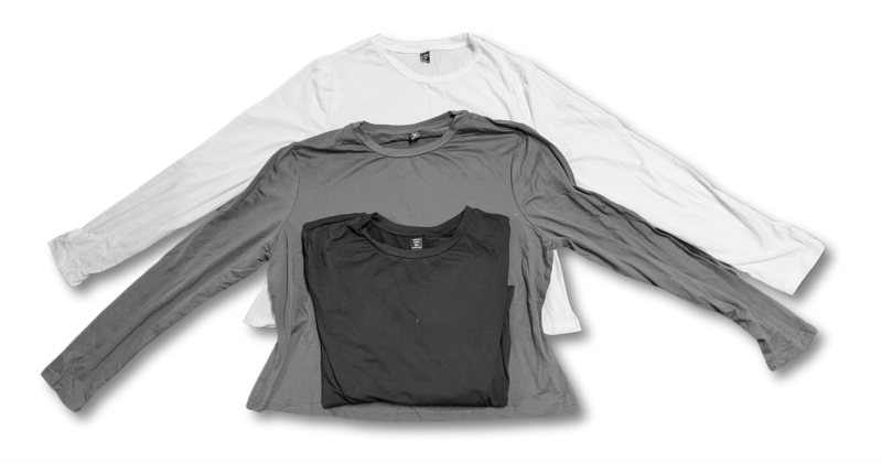 3 New Size 3XL Women's Long Sleeve Shirts