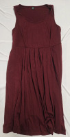 New | XL Womens Burgundy Dress