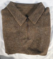 New | Medium Womens Dazy Long Sleeve Collard Sweater