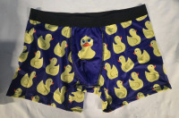 New | Large Mens Boxer Briefs Ducky Themed