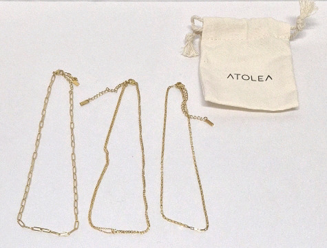 3 New Beautiful Necklaces by Atolea 14 to 16.5" Long