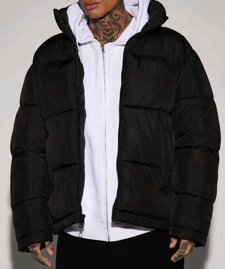 New - Sz. Medium Men's NovaMen Nothing Compares Buffer Jacket , Black