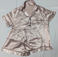 New Medium Women's Satin Style Pajama Set.