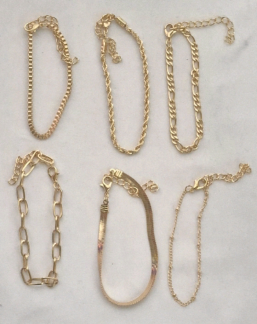 6 New Bracelets - Assorted Styles
