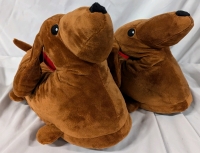 New Dachshund Slippers. 11.5" Soles.