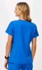 New Size SMALL FIGS Women's Catarina One Pocket Scrub Top Retails for $58 - Blue - 3