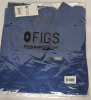 New Size SMALL FIGS Women's Catarina One Pocket Scrub Top Retails for $58 - Blue - 4