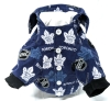 Size Small/Med Dogs | Adorable Handmade TORONTO MAPLE LEAFS Flannel Button-Up Dog Shirt with Leash Clip