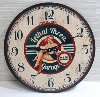 New Lethal Threat Garage Clock (Functions as Intended), 13"dm