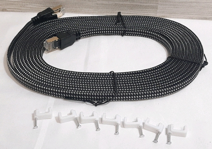 New Ethernet Cable & 7 Power Cable Clips