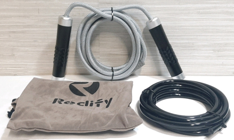 New Weighted Jump Rope, Fitness Pulley Cable and String Bag
