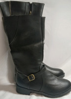 New | Size 41 Women's Calf Length Zip Up Boots