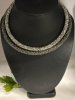 Two Rigid Rhinestone Pave Necklaces / Bracelets - 2