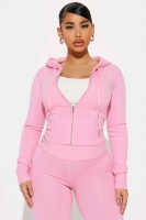 New Size Small Women's Fashion Nova Lana Sweater Pants Set : Pink | Retails $70+